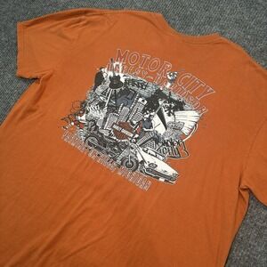 Harley Davidson Motorcycles‎ Motor City Farmington Hills, Mi  Size 3XL Orange